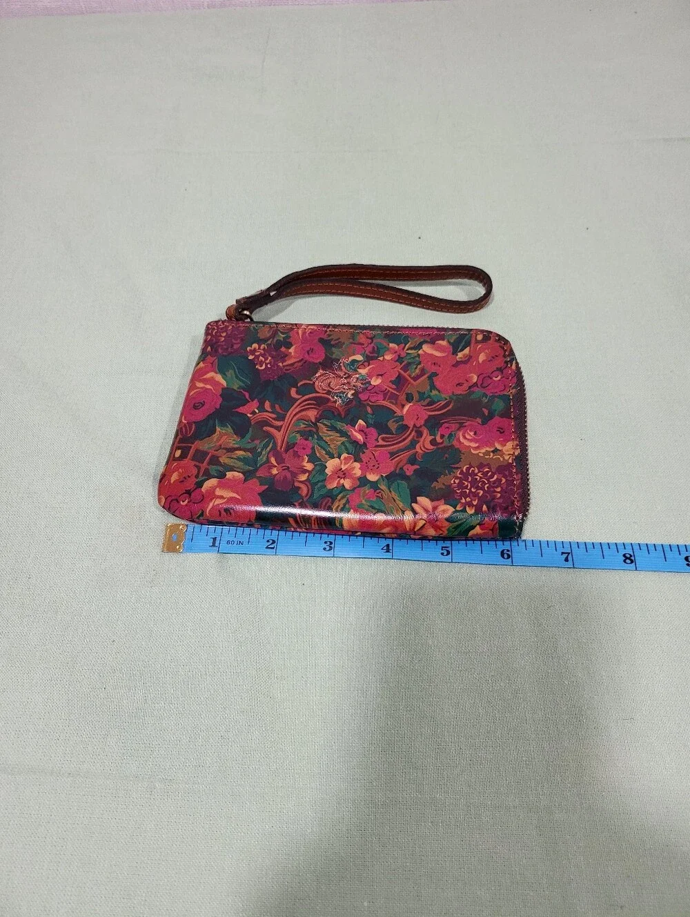 Patricia Nash Floral Print Leather Wallet